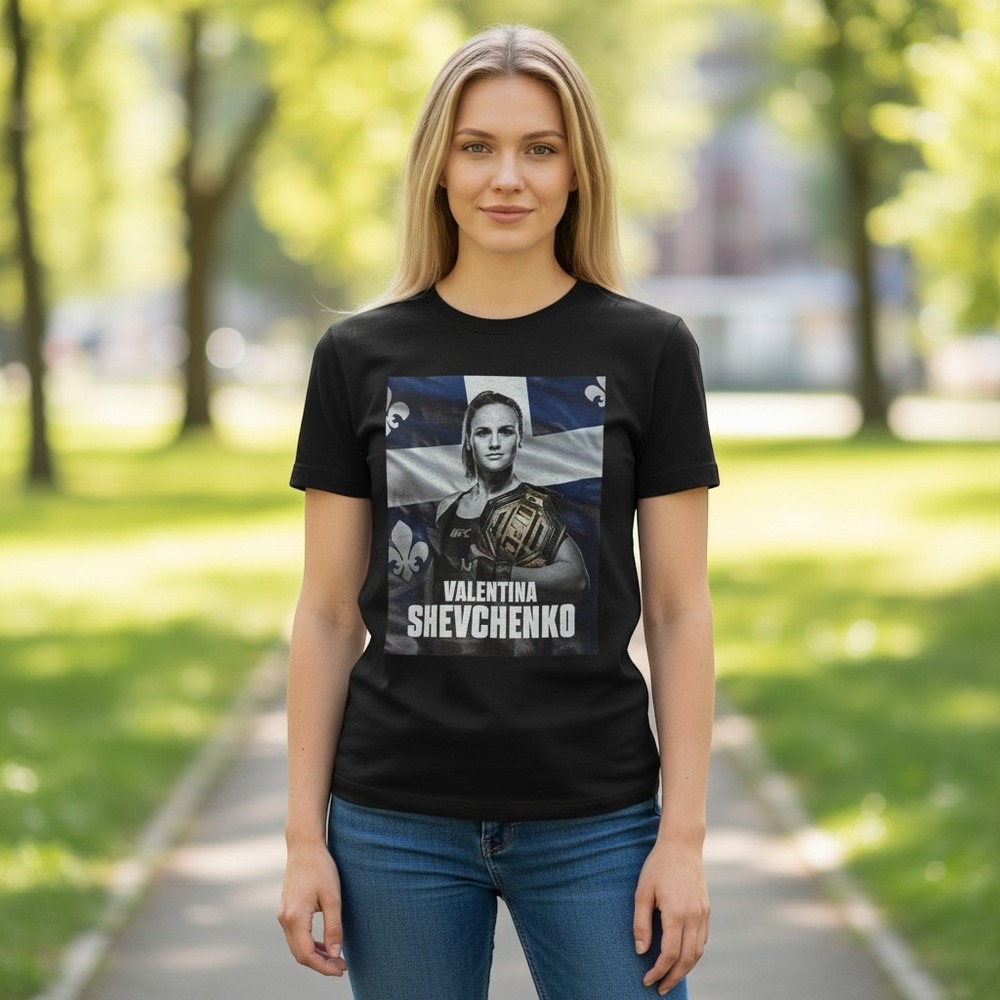 Fanatics UFC Valentina Shevchenko Graphic T-Shirt Black Mens Medium MMA T-Shirt